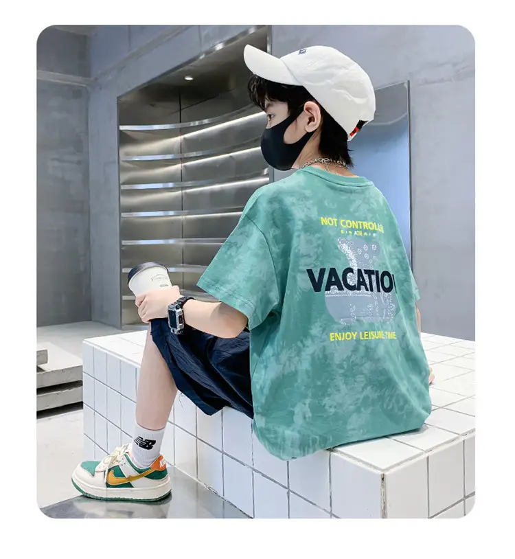 Boys White Printed T-Shirt Summer 2026 — feature 10