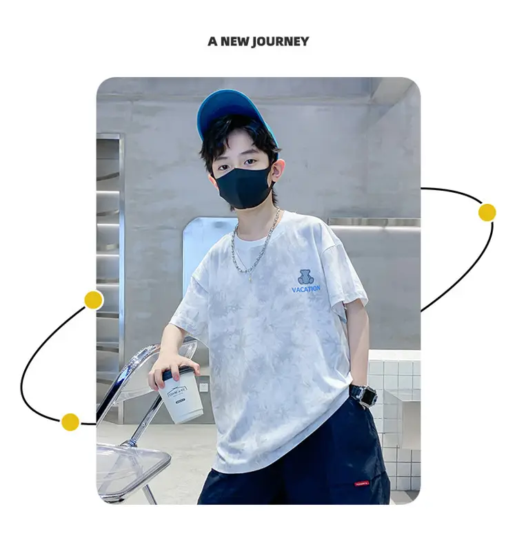 Boys White Printed T-Shirt Summer 2026 — feature 14
