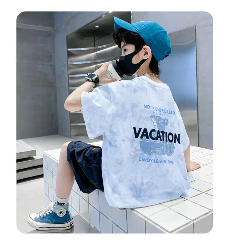 Boys White Printed T-Shirt Summer 2026 — feature 16