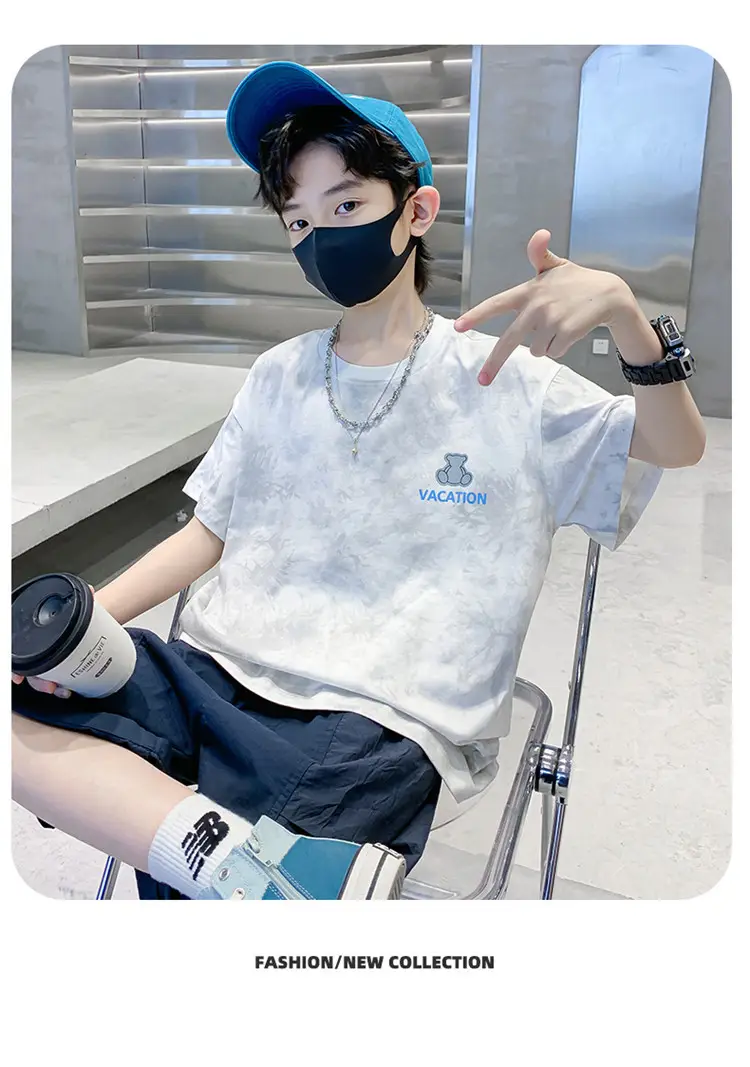 Boys White Printed T-Shirt Summer 2026 — feature 18