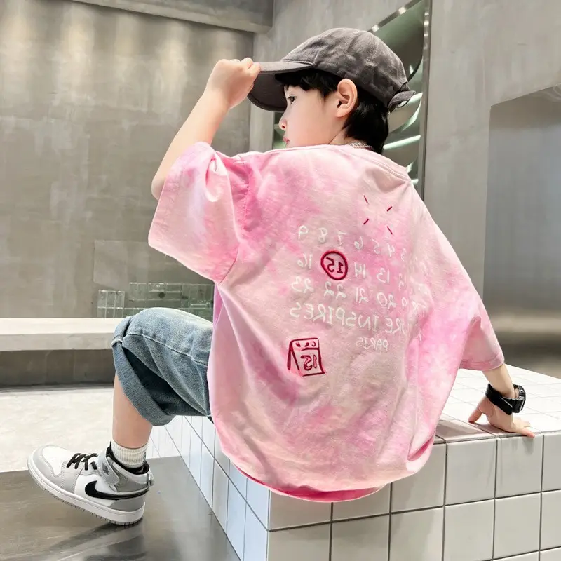 Boys White Printed T-Shirt Summer 2026 - Image 3