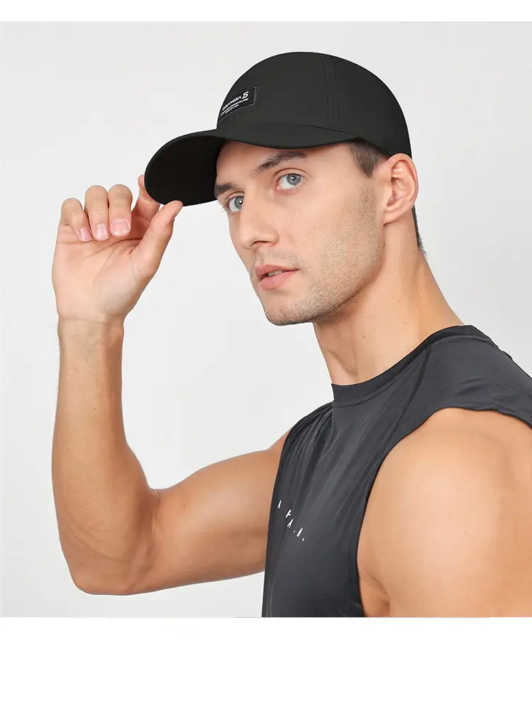 Men's White Baseball Cap Outdoor Sports Running Waterproof — feature 17