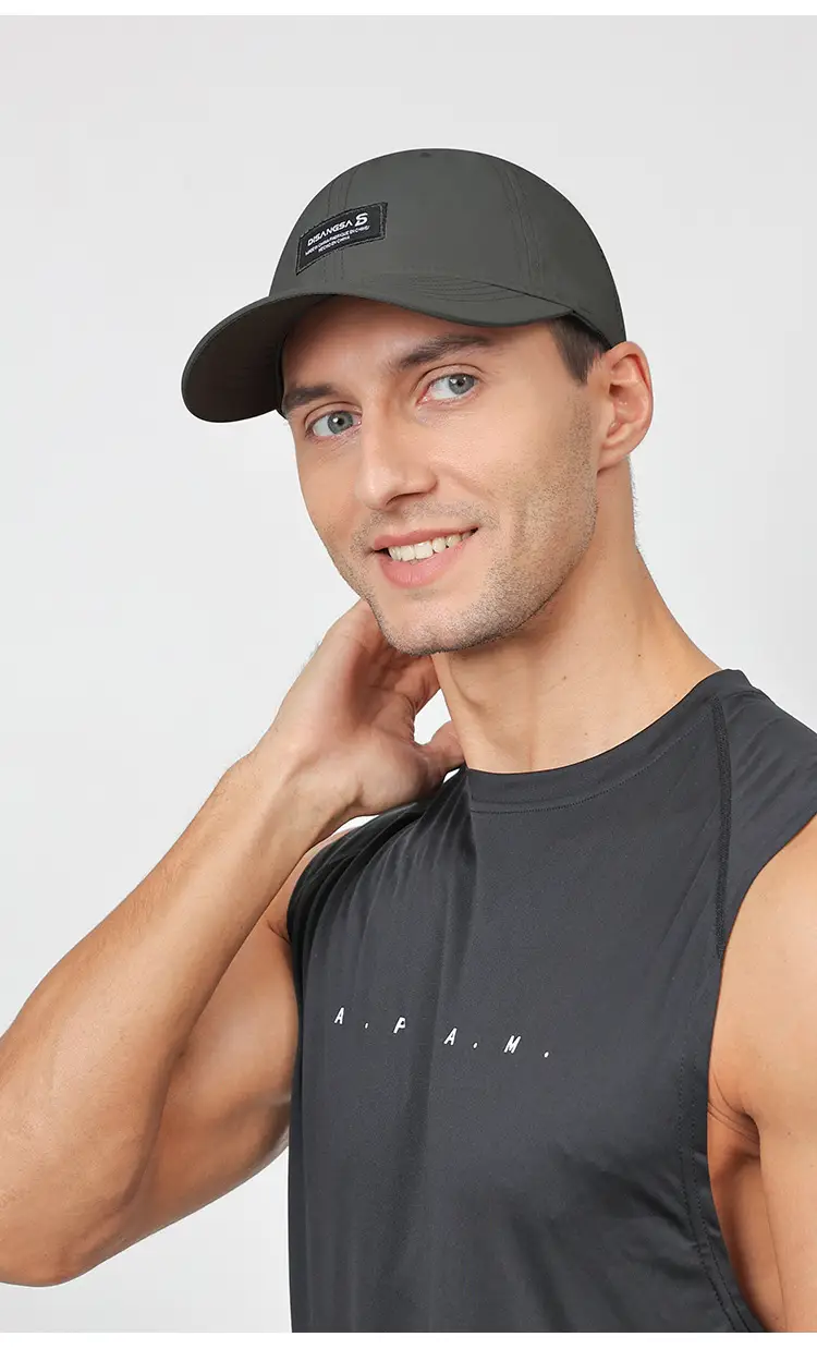 Men's White Baseball Cap Outdoor Sports Running Waterproof — feature 18