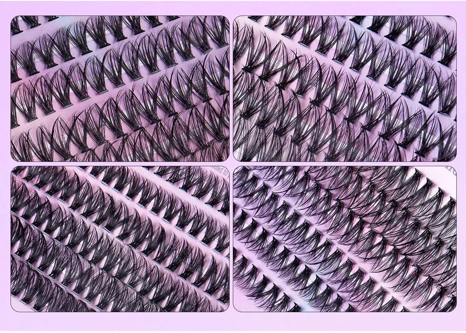 Pink False Eyelashes Set with Glue & Tweezers — feature 11
