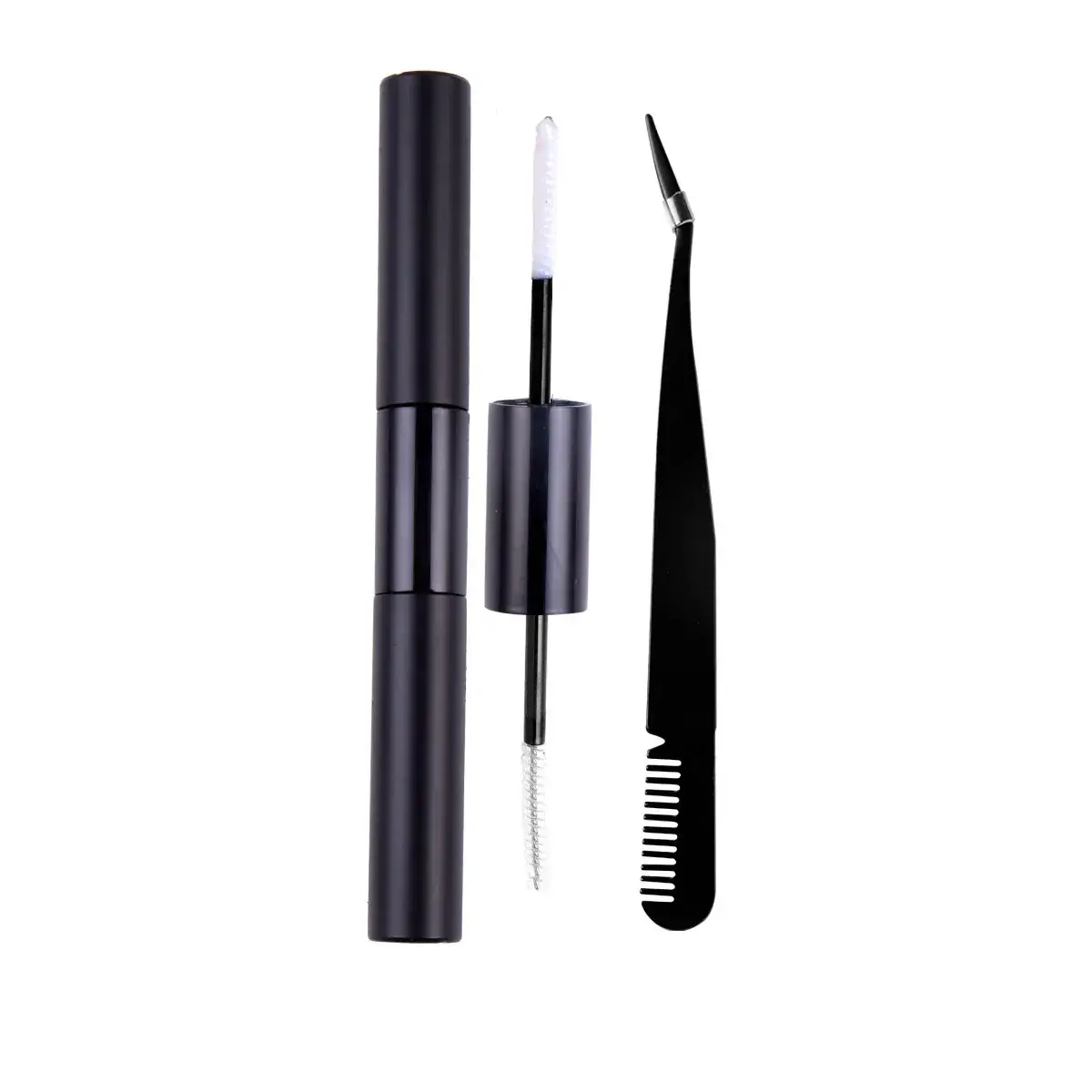 Pink False Eyelashes Set with Glue & Tweezers - Image 5
