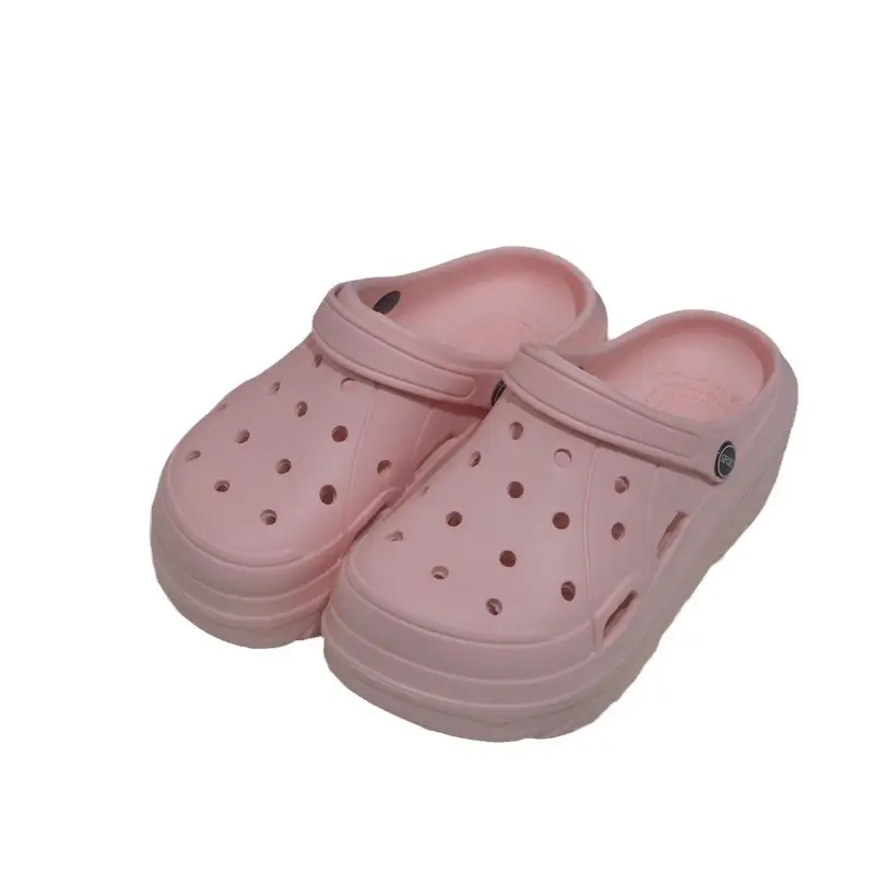 Thick Sole Cave Shoes Women's Beach Shoes Summer New Style Outwear Fashion Platform Shoes Indoor Home Baotou Sandals and Slippers for Women