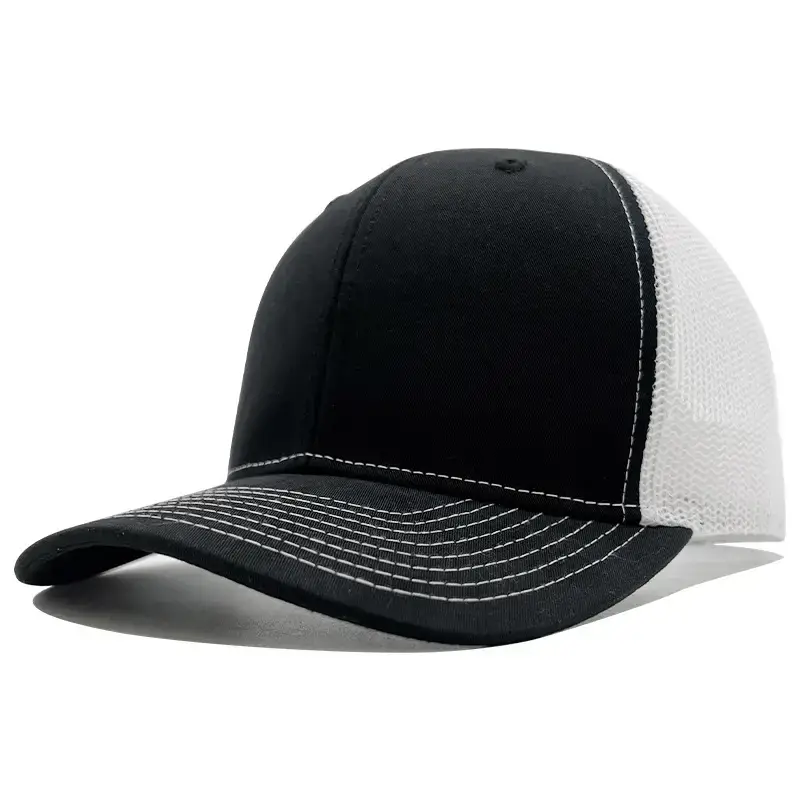Men Black Mesh Baseball Cap Outdoor Sports