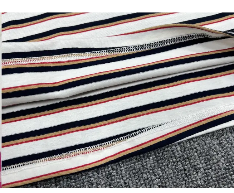 Kids Striped T-Shirt Boys 2025 Korean Style — feature 8