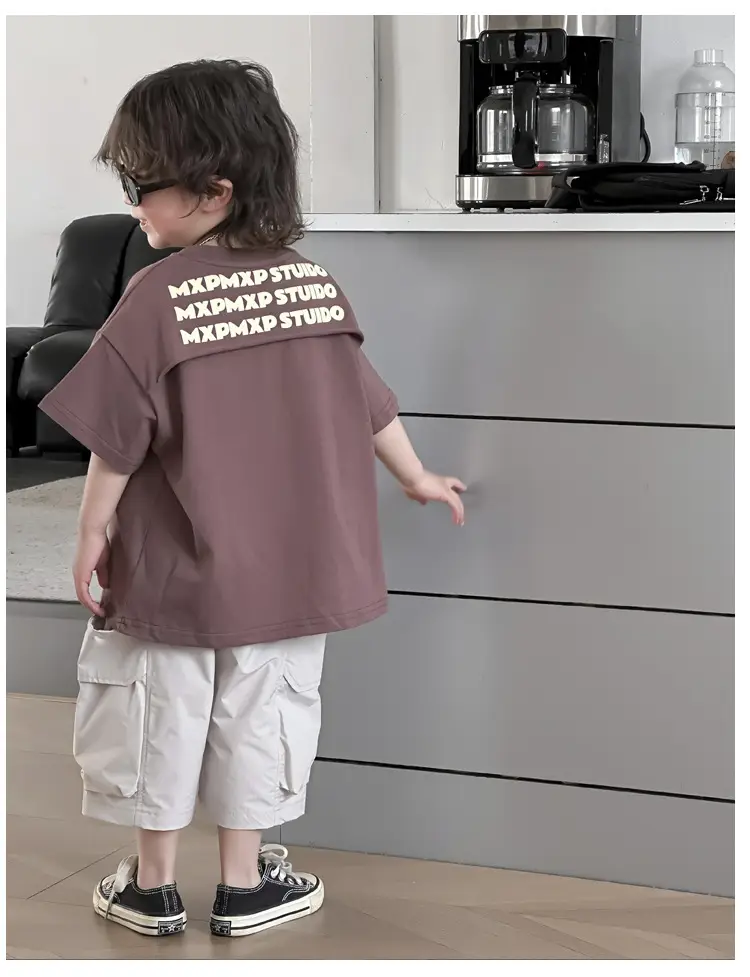 Kids Korean T-Shirt Purple Short Sleeve Dropshipping — feature 15