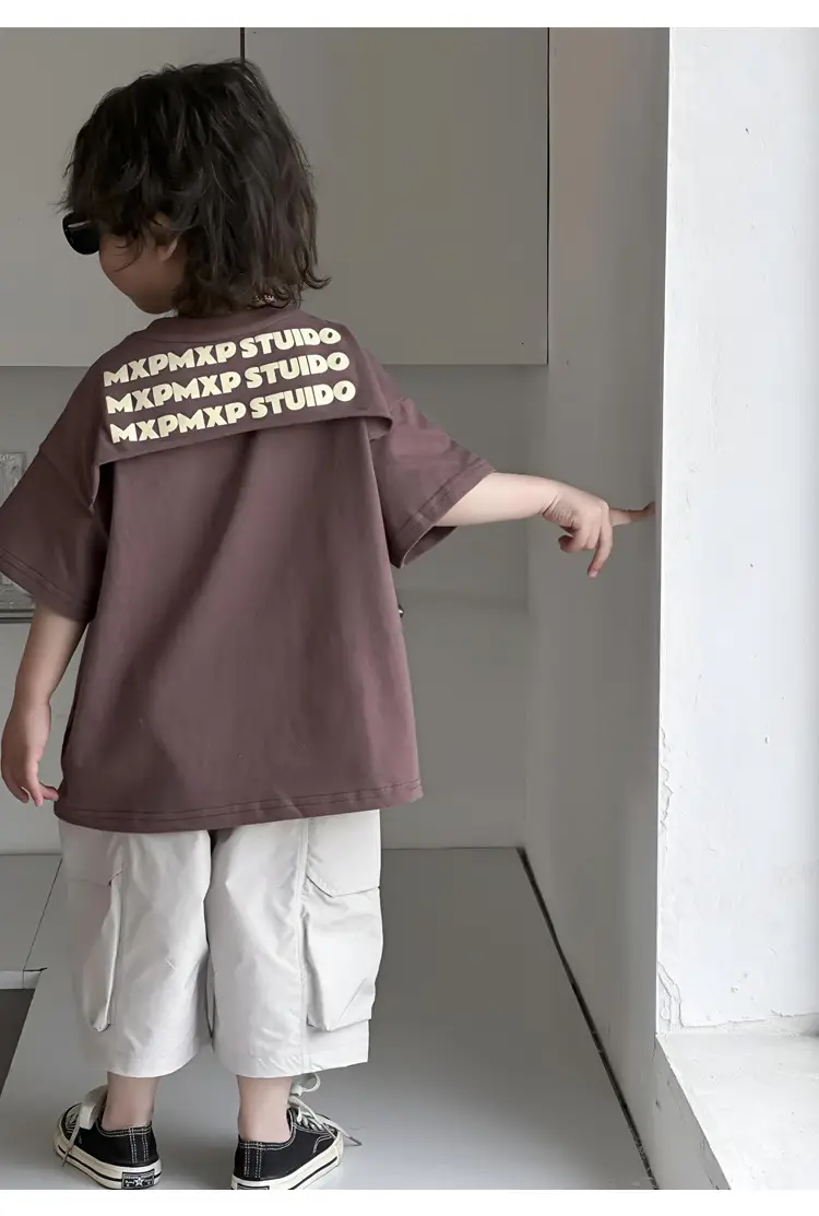 Kids Korean T-Shirt Purple Short Sleeve Dropshipping — feature 23