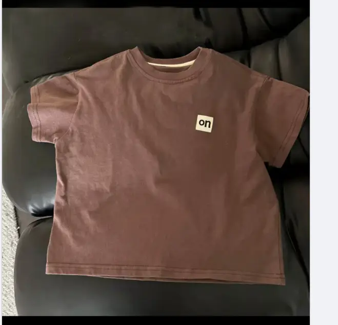 Kids Korean T-Shirt Purple Short Sleeve Dropshipping - Image 2