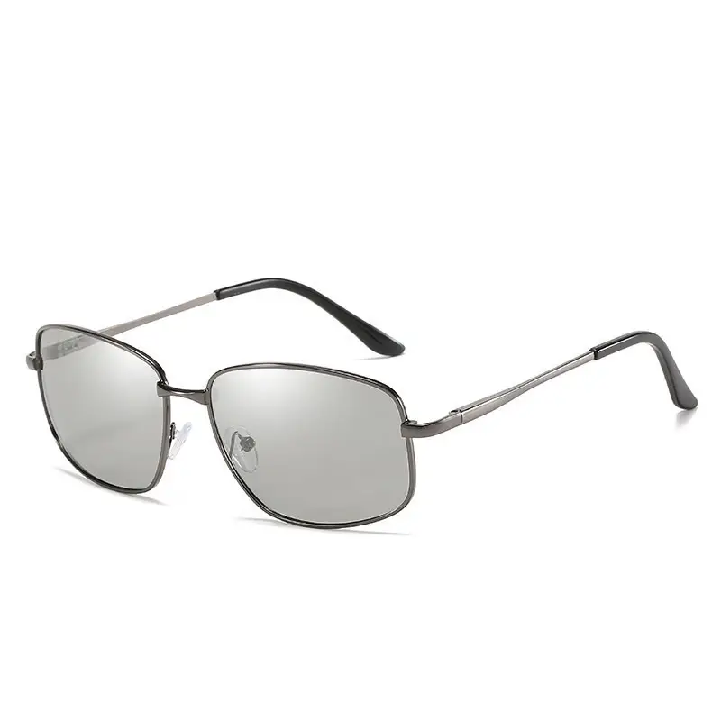Men's Polarized Sunglasses Black Square Retro Design - Image 11