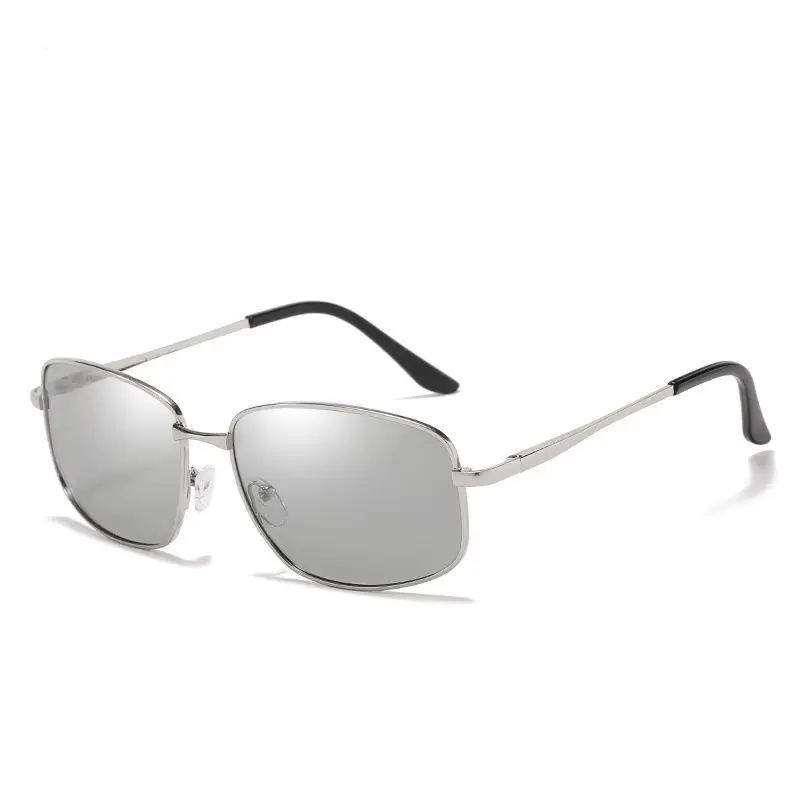 Men's Polarized Sunglasses Black Square Retro Design - Image 13