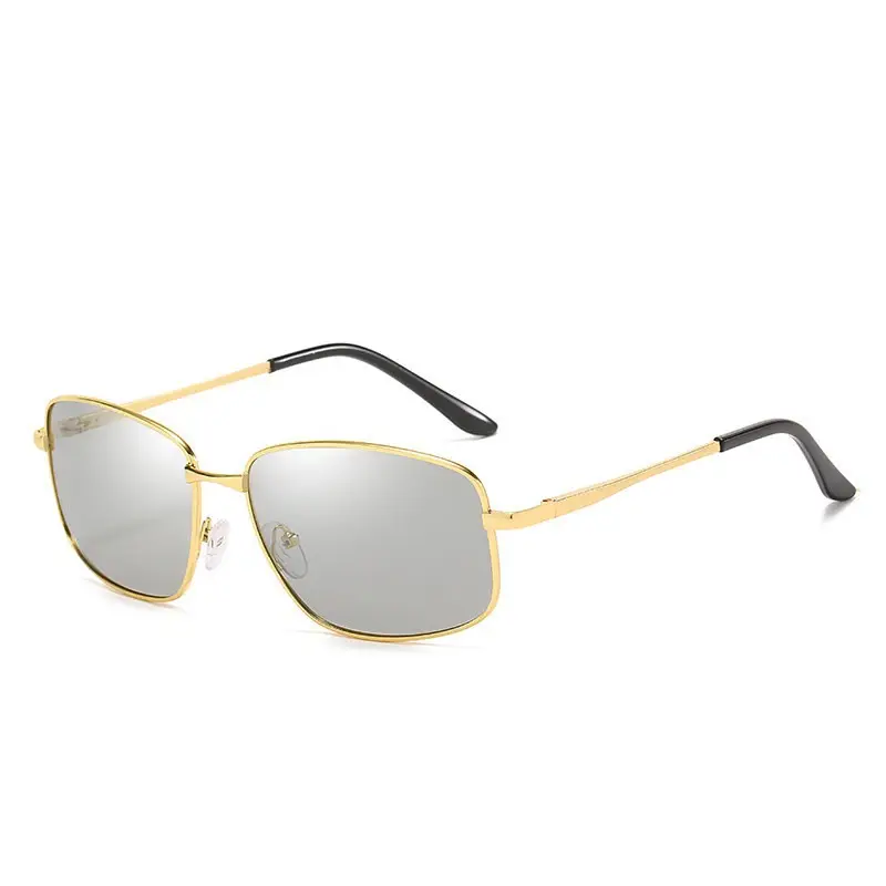 Men's Polarized Sunglasses Black Square Retro Design - Image 15