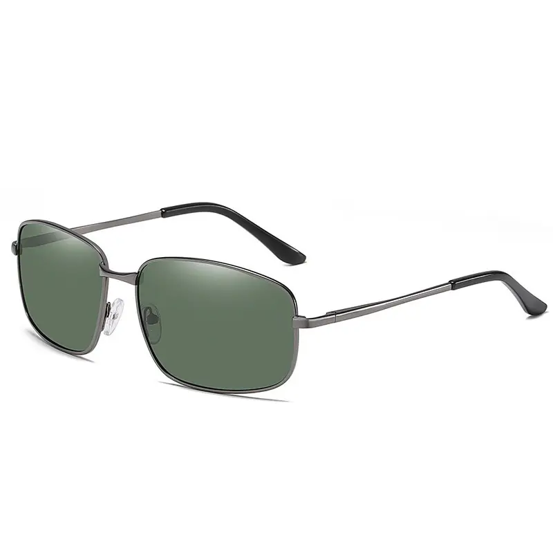 Men's Polarized Sunglasses Black Square Retro Design - Image 4