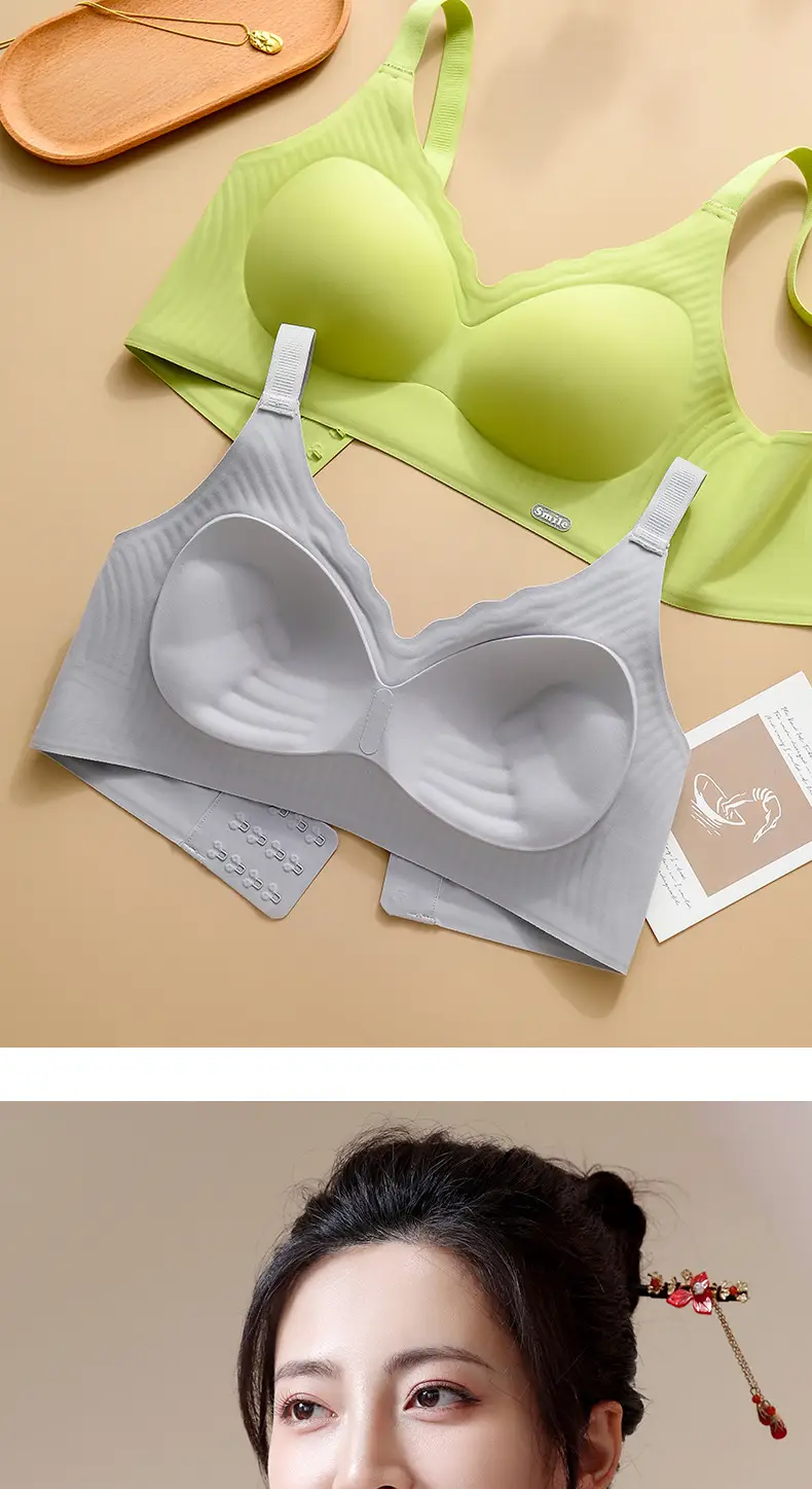 Palm Color Push Up Bra with Anti-Moving Design — feature 10