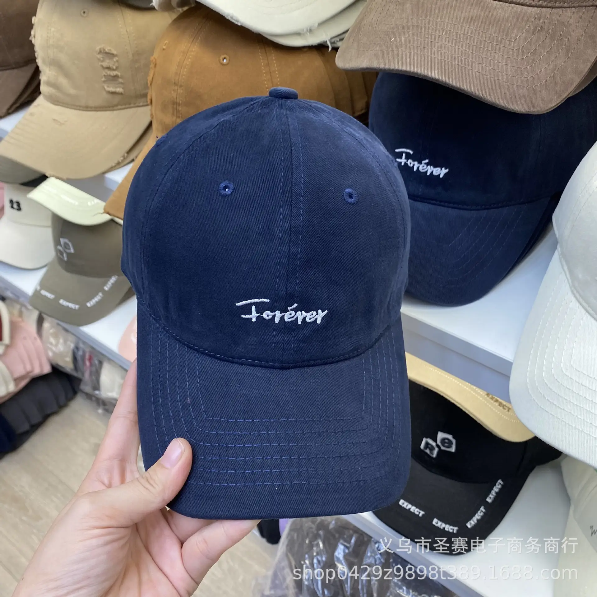 Soft Embroidered Baseball Cap for Men Women All Colors - Image 7
