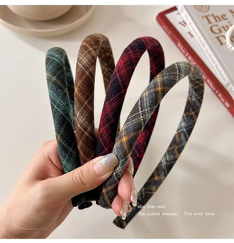 Black Striped High Cranial Hairband for Women — feature 3