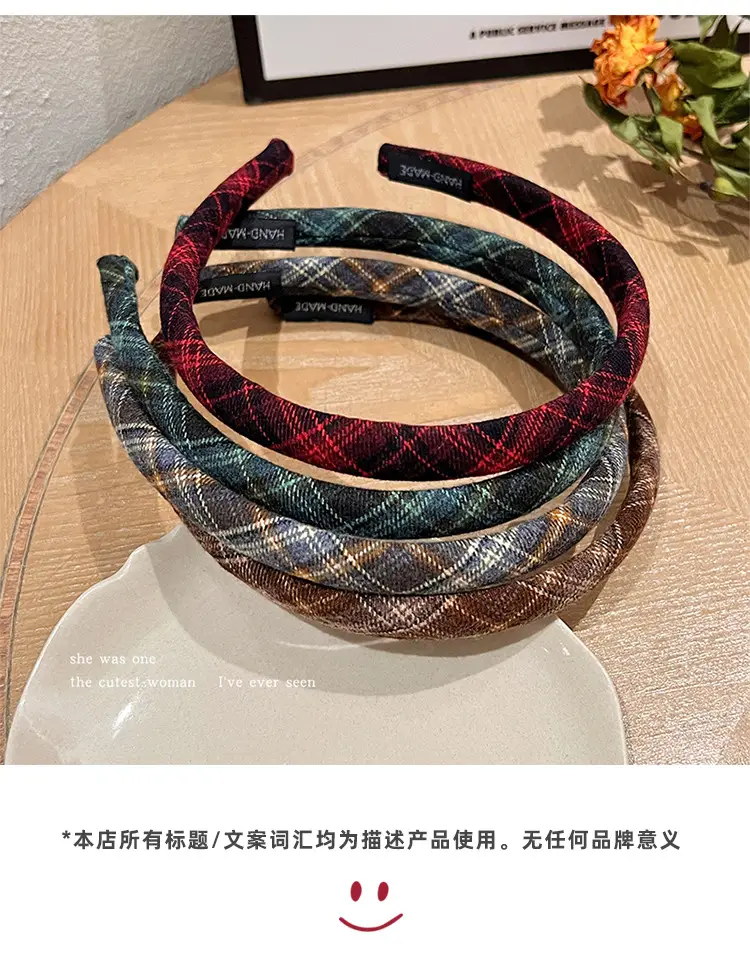 Black Striped High Cranial Hairband for Women — feature 5