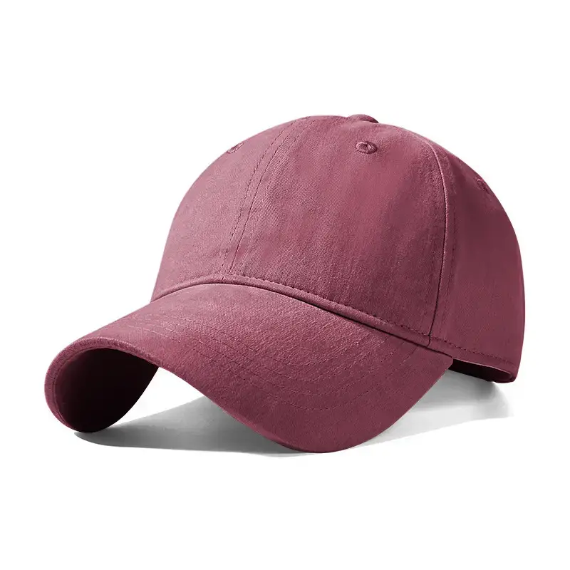 Women's Brown Cotton Peak Cap 8cm Outdoor Hat - Image 5