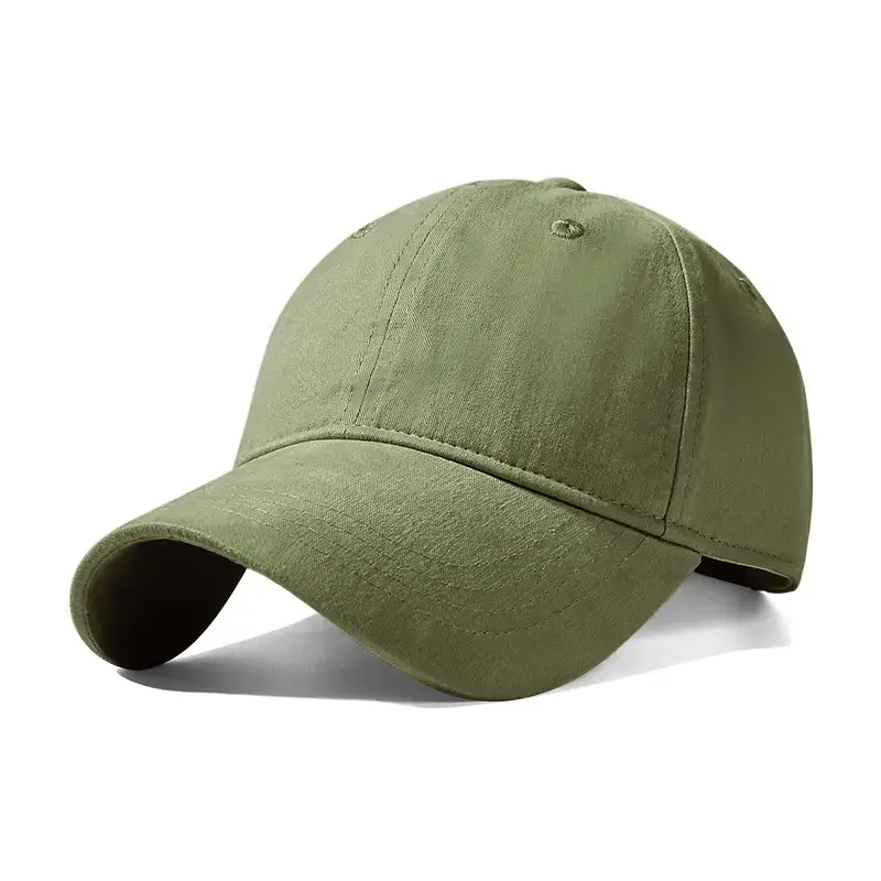 Women's Brown Cotton Peak Cap 8cm Outdoor Hat - Image 2