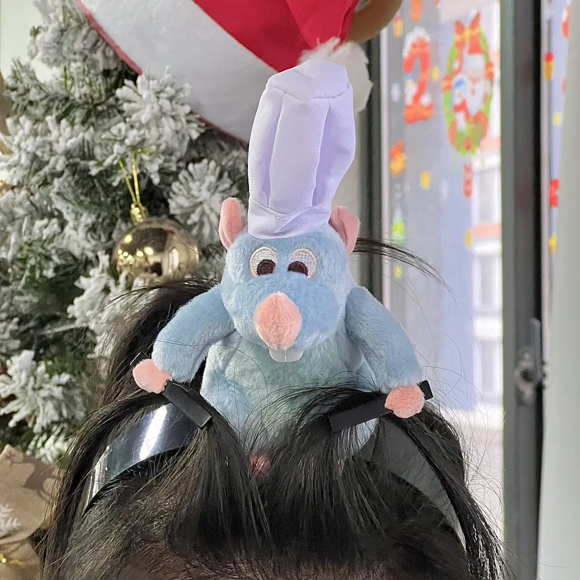 Ratatouille Plush Doll Hair Hoop Headband Red Book Same Hair Accessories High Cranial Top Cute Baby Headwear Genuine