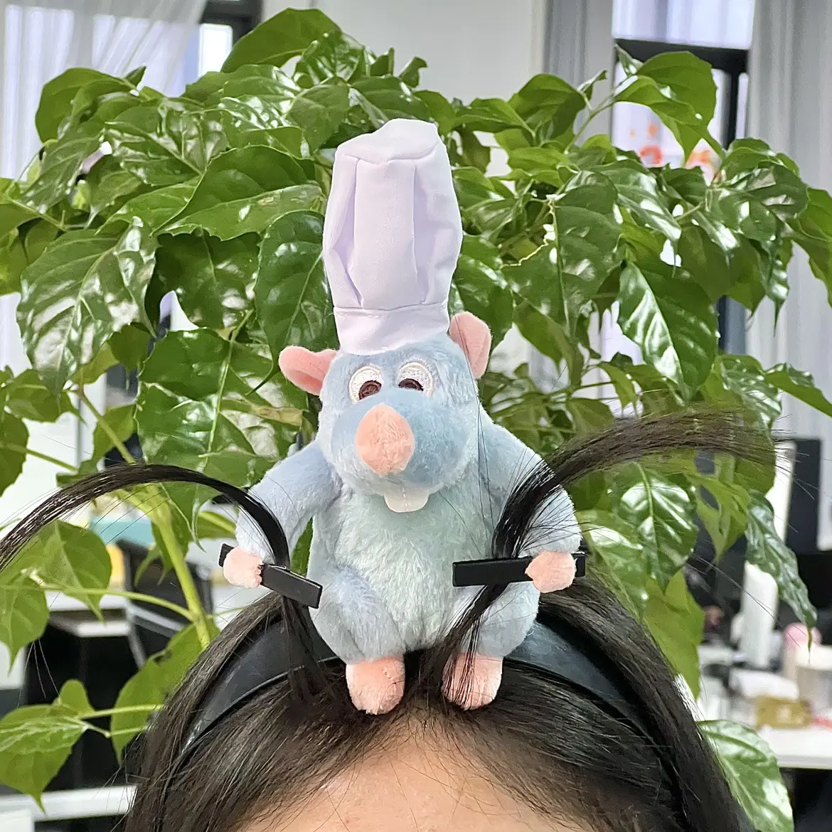 Ratatouille Plush Doll Hair Hoop Headband Red Book Same Hair Accessories High Cranial Top Cute Baby Headwear Genuine — feature 4