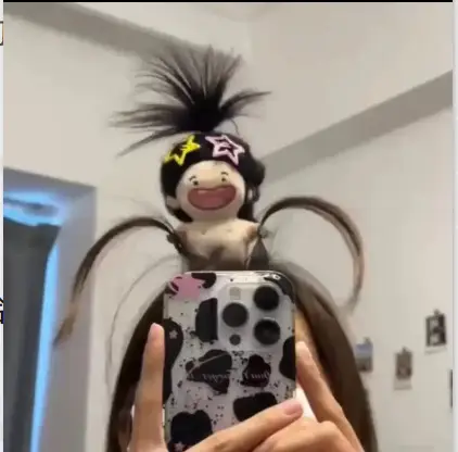 Ratatouille Plush Doll Hair Hoop Headband Red Book Same Hair Accessories High Cranial Top Cute Baby Headwear Genuine