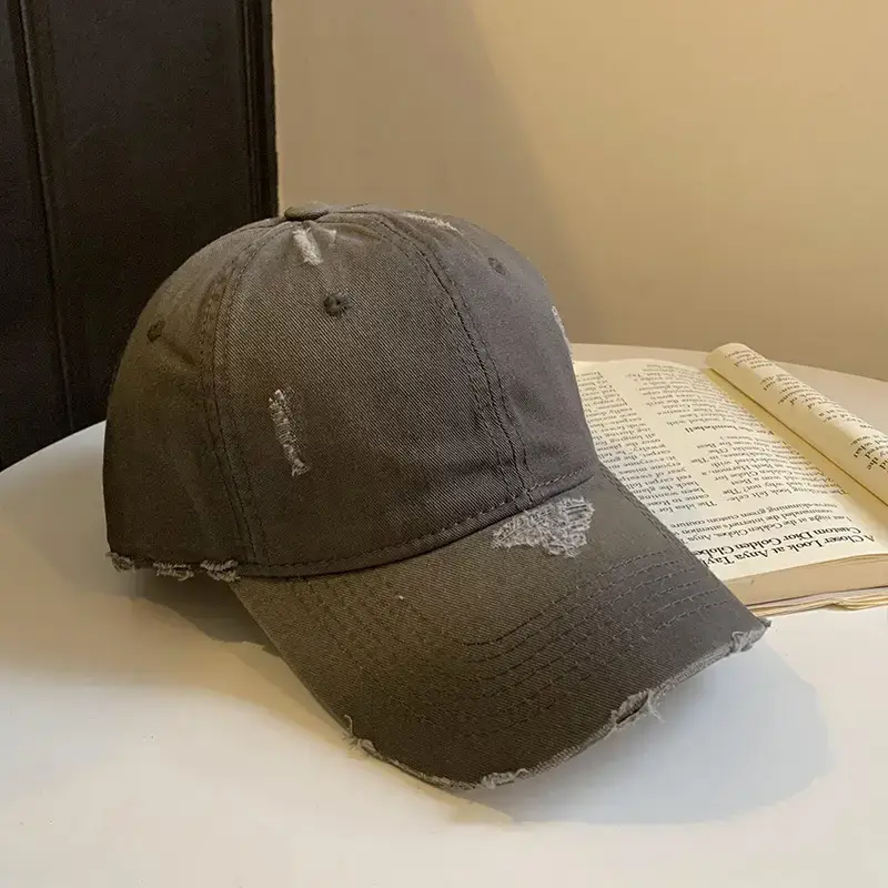 Pink Korean Style Baseball Cap for Women with Wide Brim - Image 5