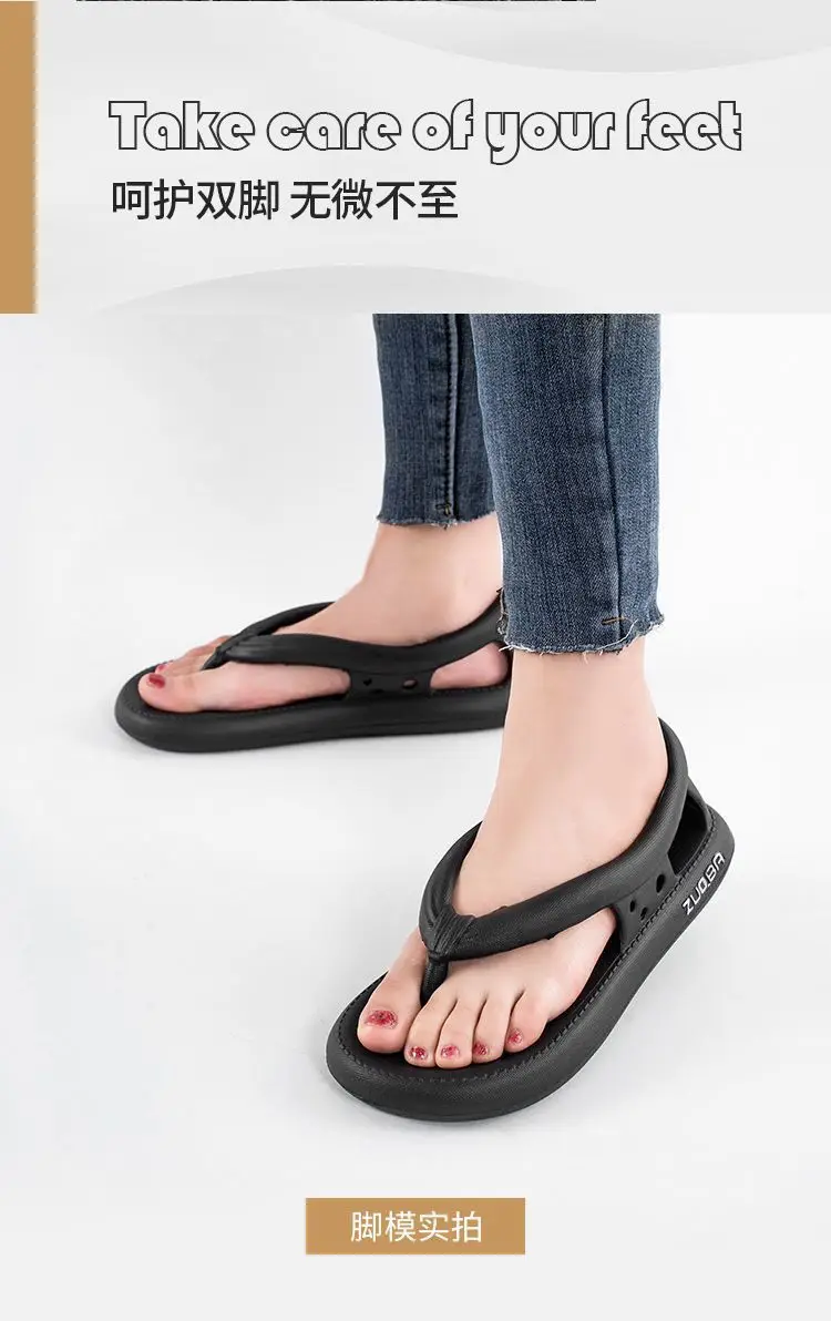 Men's Gray Brizo Non-Slip Flip Flops Summer — feature 13