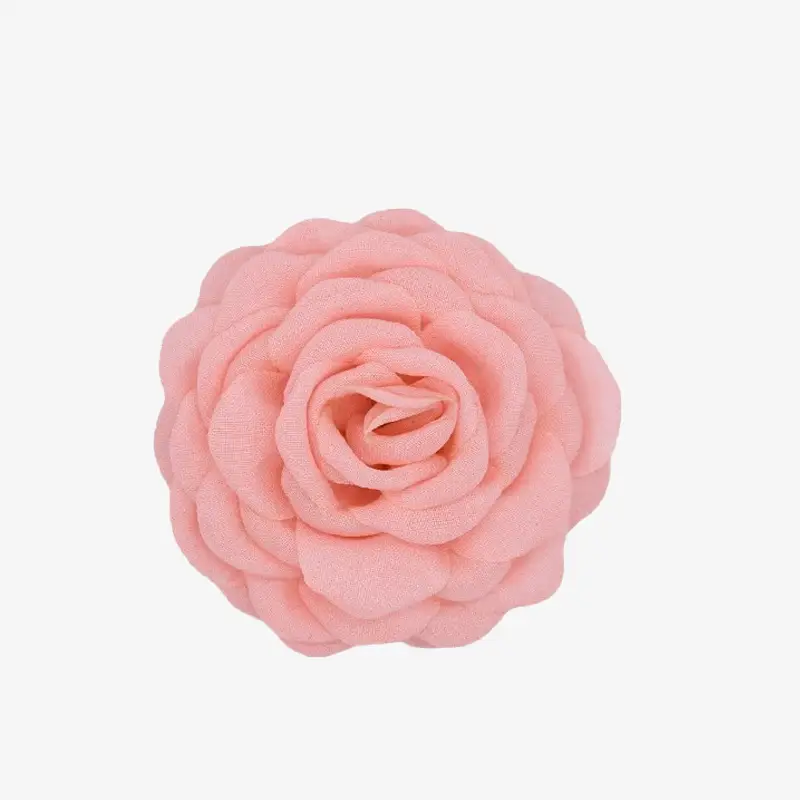 Turquoise Fabric Rose Hair Clip for Women - Image 17