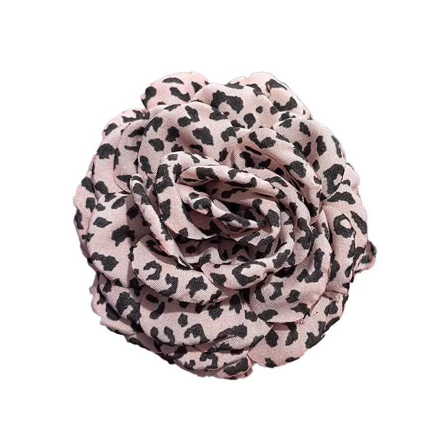 Turquoise Fabric Rose Hair Clip for Women - Image 22