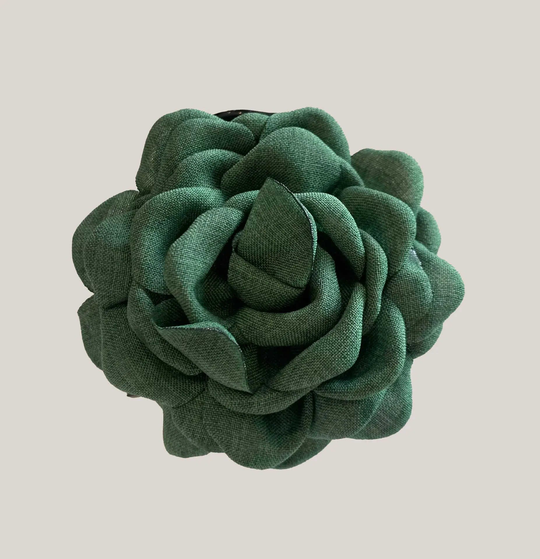 Turquoise Fabric Rose Hair Clip for Women - Image 31