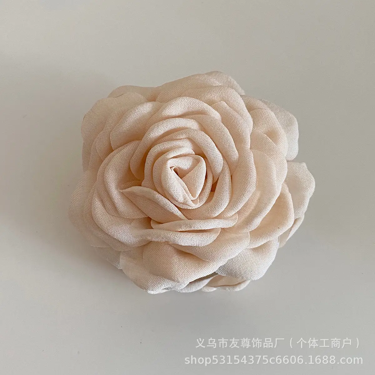 Turquoise Fabric Rose Hair Clip for Women - Image 36
