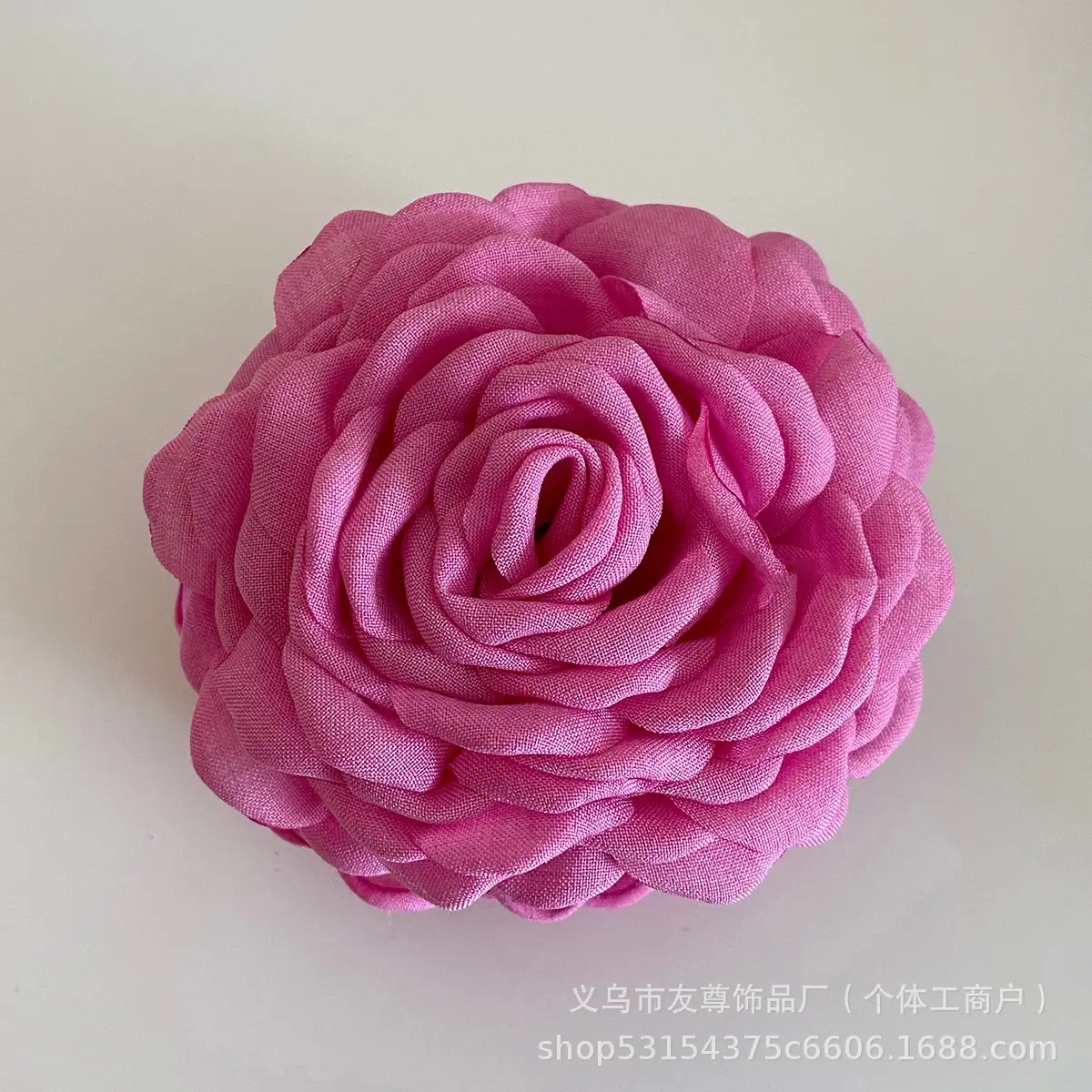 Turquoise Fabric Rose Hair Clip for Women - Image 47