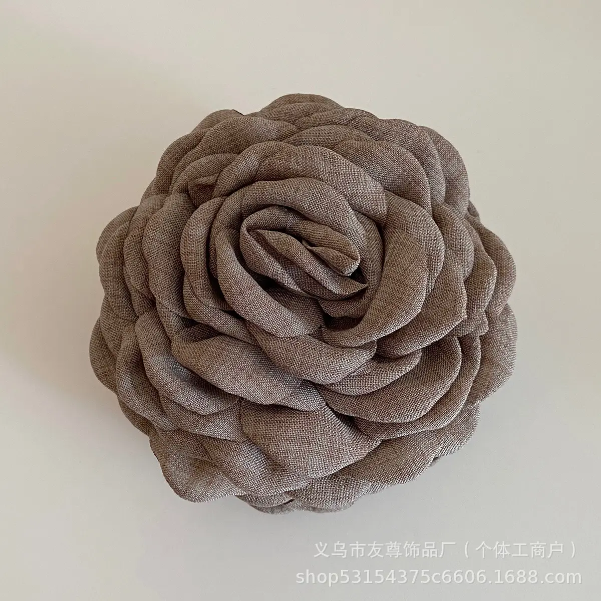Turquoise Fabric Rose Hair Clip for Women - Image 52