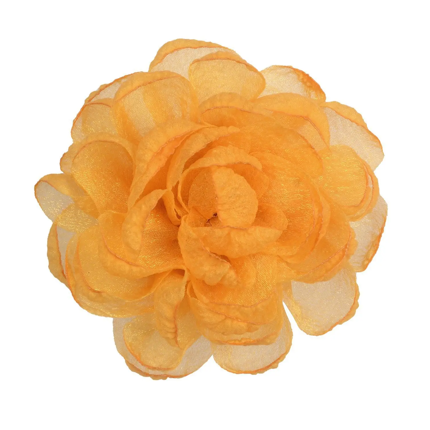 Turquoise Fabric Rose Hair Clip for Women - Image 74