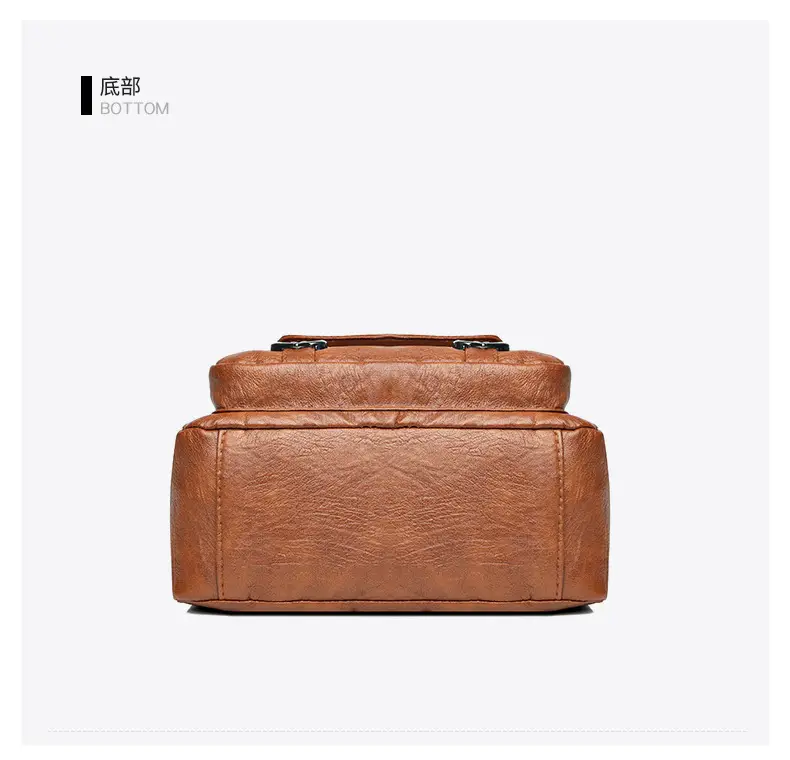 Brown Heart-Plated Crossbody Bag for Women — feature 9