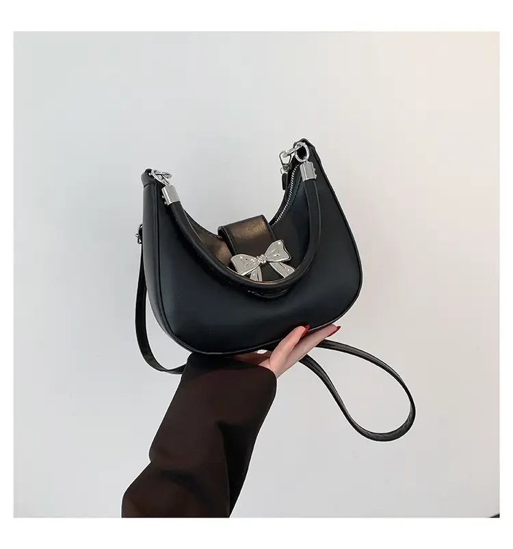 Sweet Bow Handbag for Women Beige New Spring Summer — feature 29