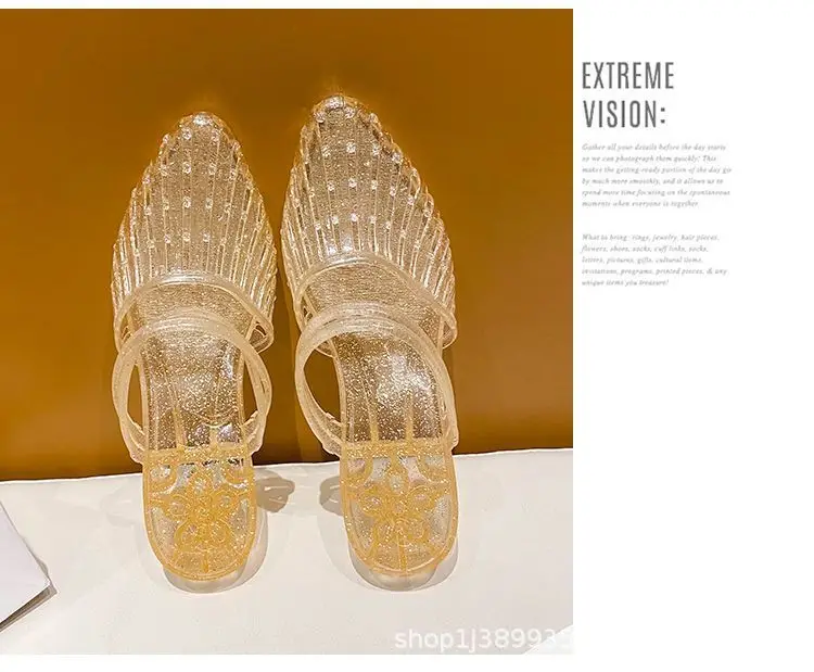 Women's Slippers for Summer, Fashionable for Outdoor Wear, 2026 New Summer Style Crystal Sandals for Women, Indoor Slippers for Women Wholesale — feature 20