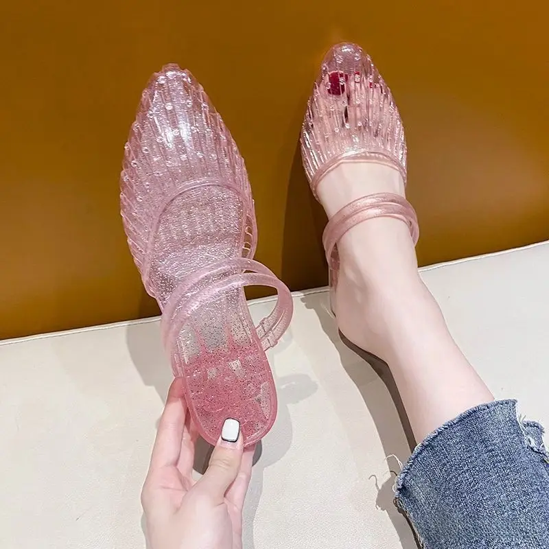 Women's Slippers for Summer, Fashionable for Outdoor Wear, 2026 New Summer Style Crystal Sandals for Women, Indoor Slippers for Women Wholesale - Image 10