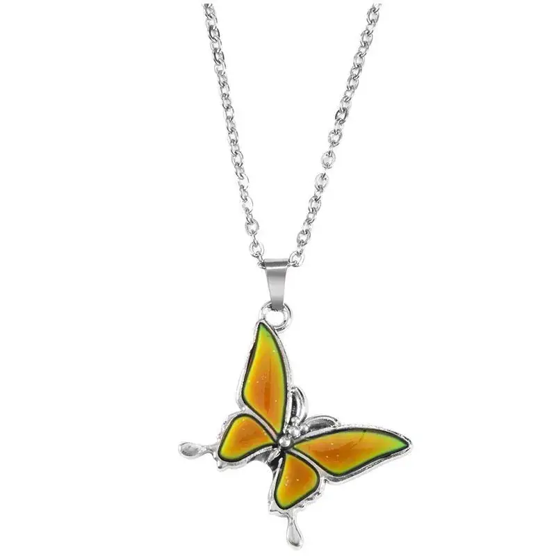 Temperature-Sensitive Heart Necklace Set for Women