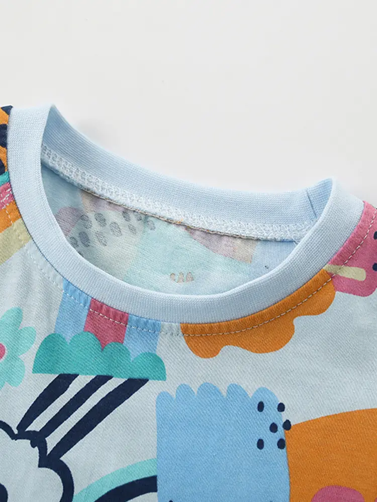 Malwee Boys Printed T-Shirt Summer Casual Round Neck - Image 3