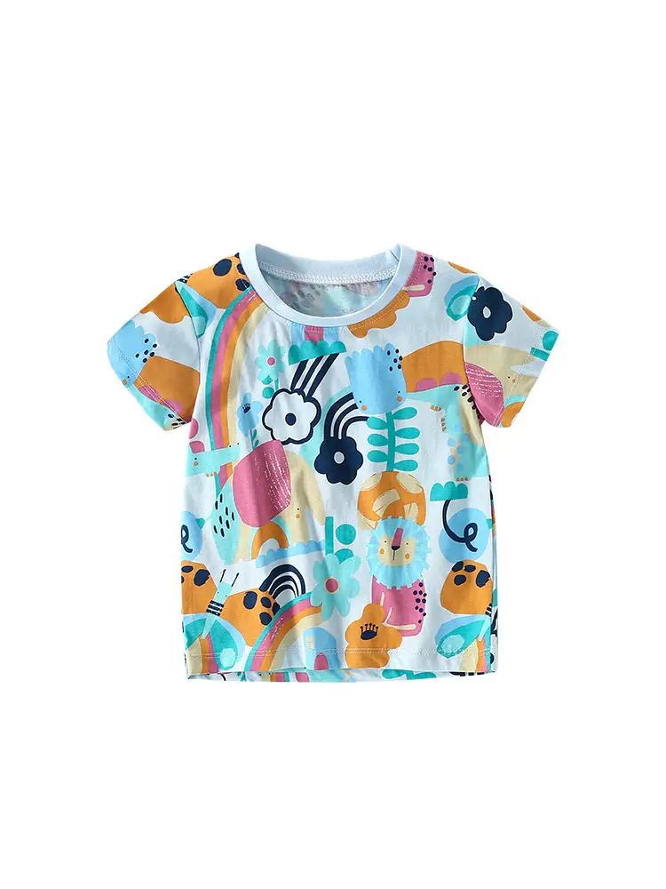 Malwee Boys Printed T-Shirt Summer Casual Round Neck - Image 6