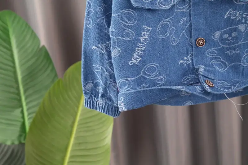 Boys Denim Suit Blue Cartoon 1-3Yr Spring — feature 18