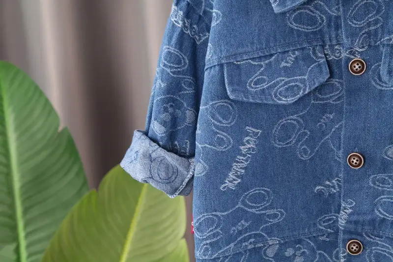Boys Denim Suit Blue Cartoon 1-3Yr Spring — feature 19