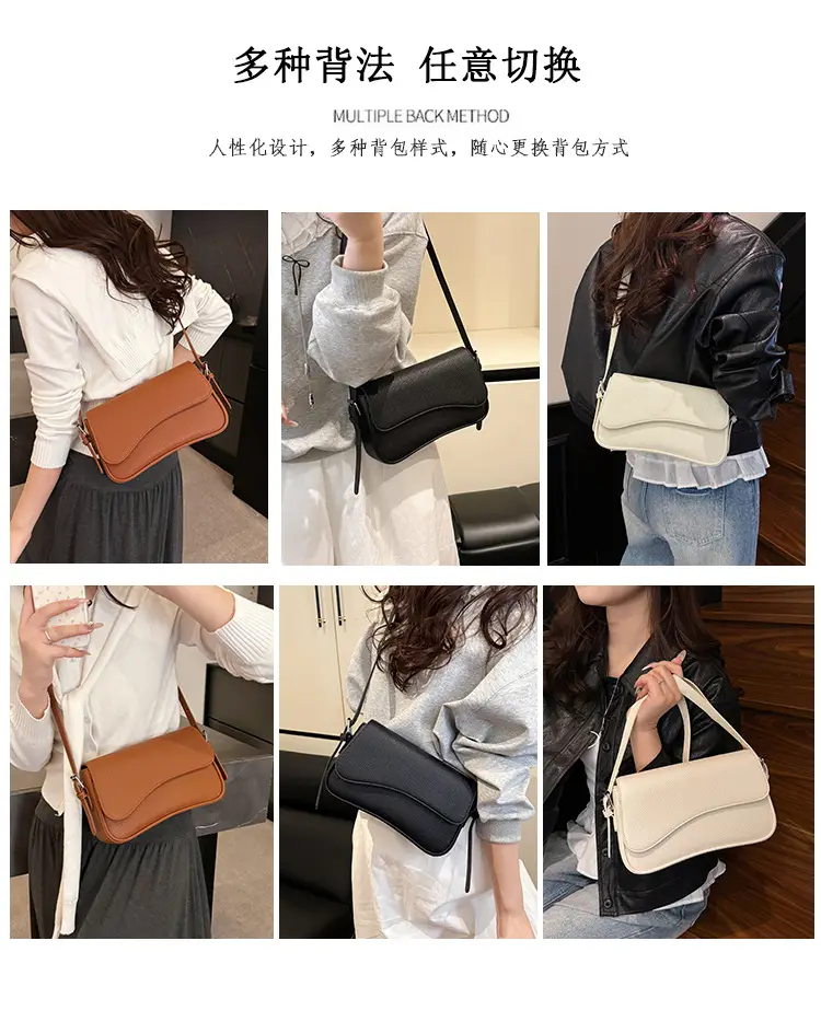 Elegant White French Texture Shoulder Bag — feature 13