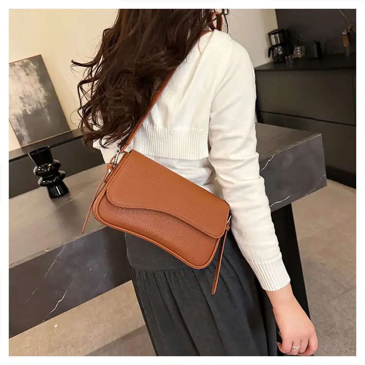 Elegant White French Texture Shoulder Bag — feature 24