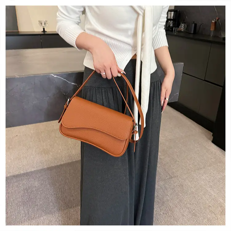 Elegant White French Texture Shoulder Bag — feature 25