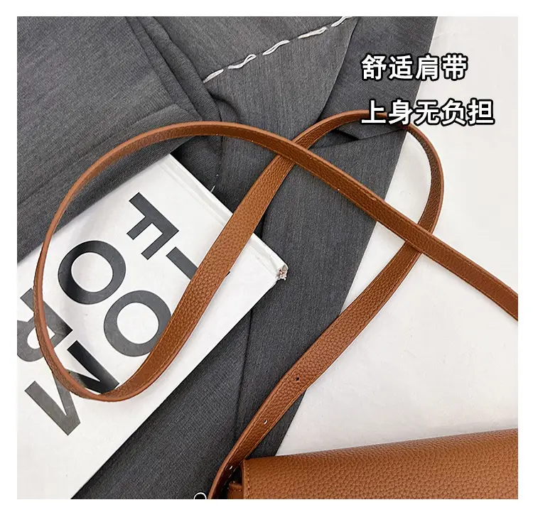 Elegant White French Texture Shoulder Bag — feature 6